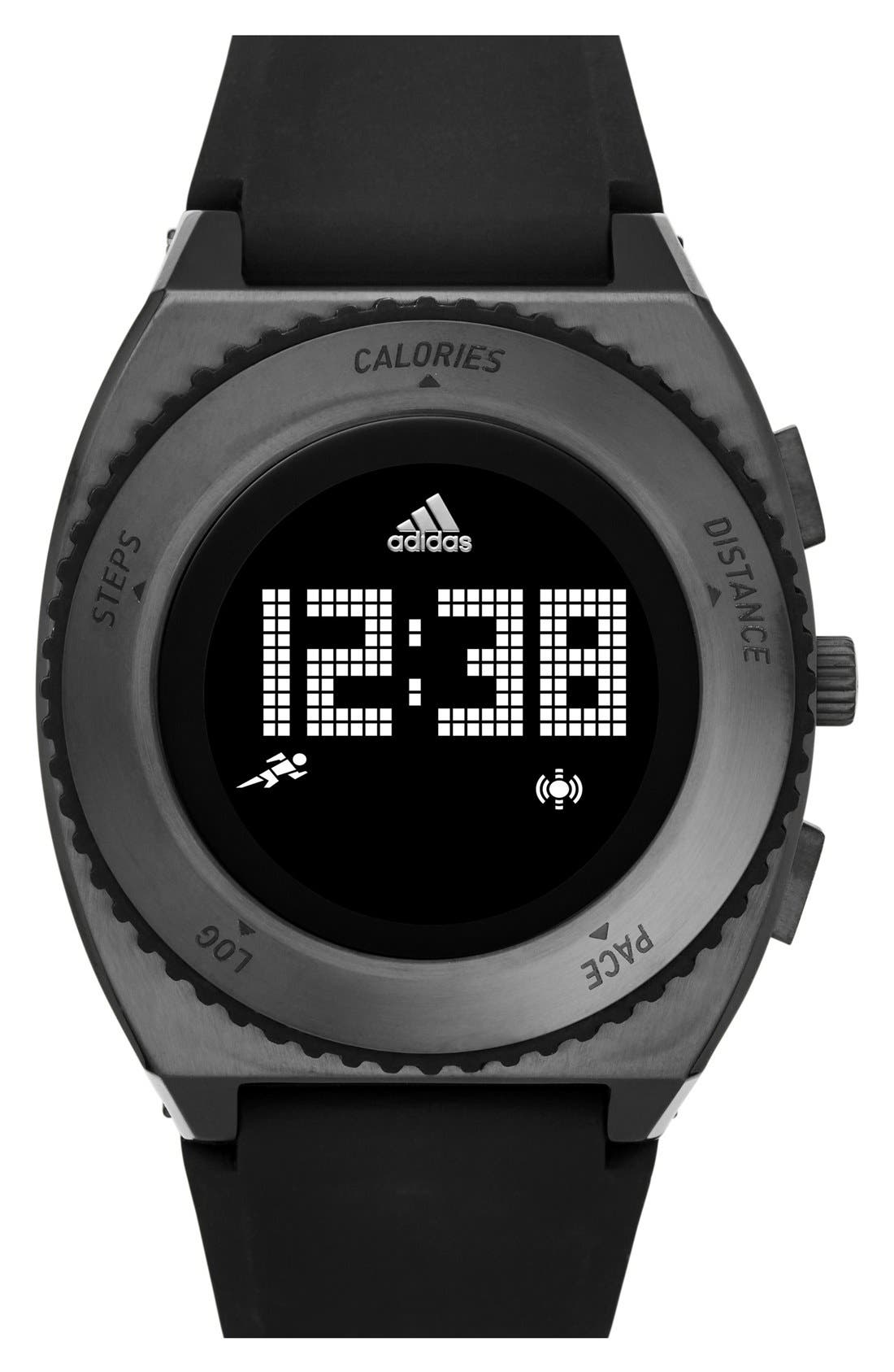 adidas black digital watch