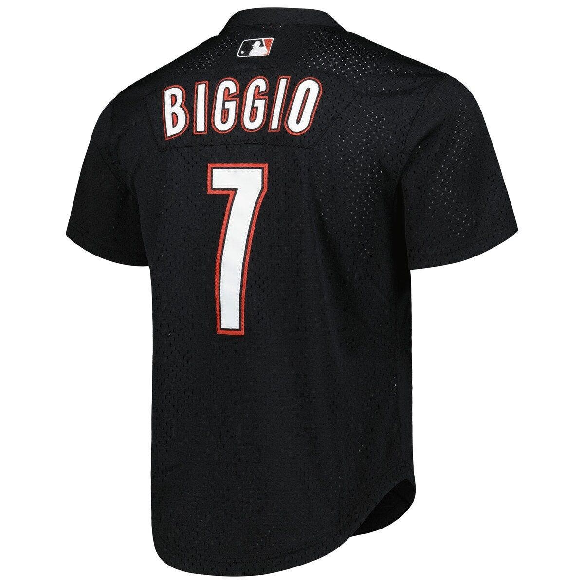 Mitchell & Ness Men's Mitchell & Ness Craig Biggio Black Houston Astros  Cooperstown Collection Authentic Batting Practice Jersey