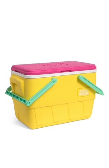 Shop Igloo Retro Picnic Basket 25-quart Cooler In Yellow