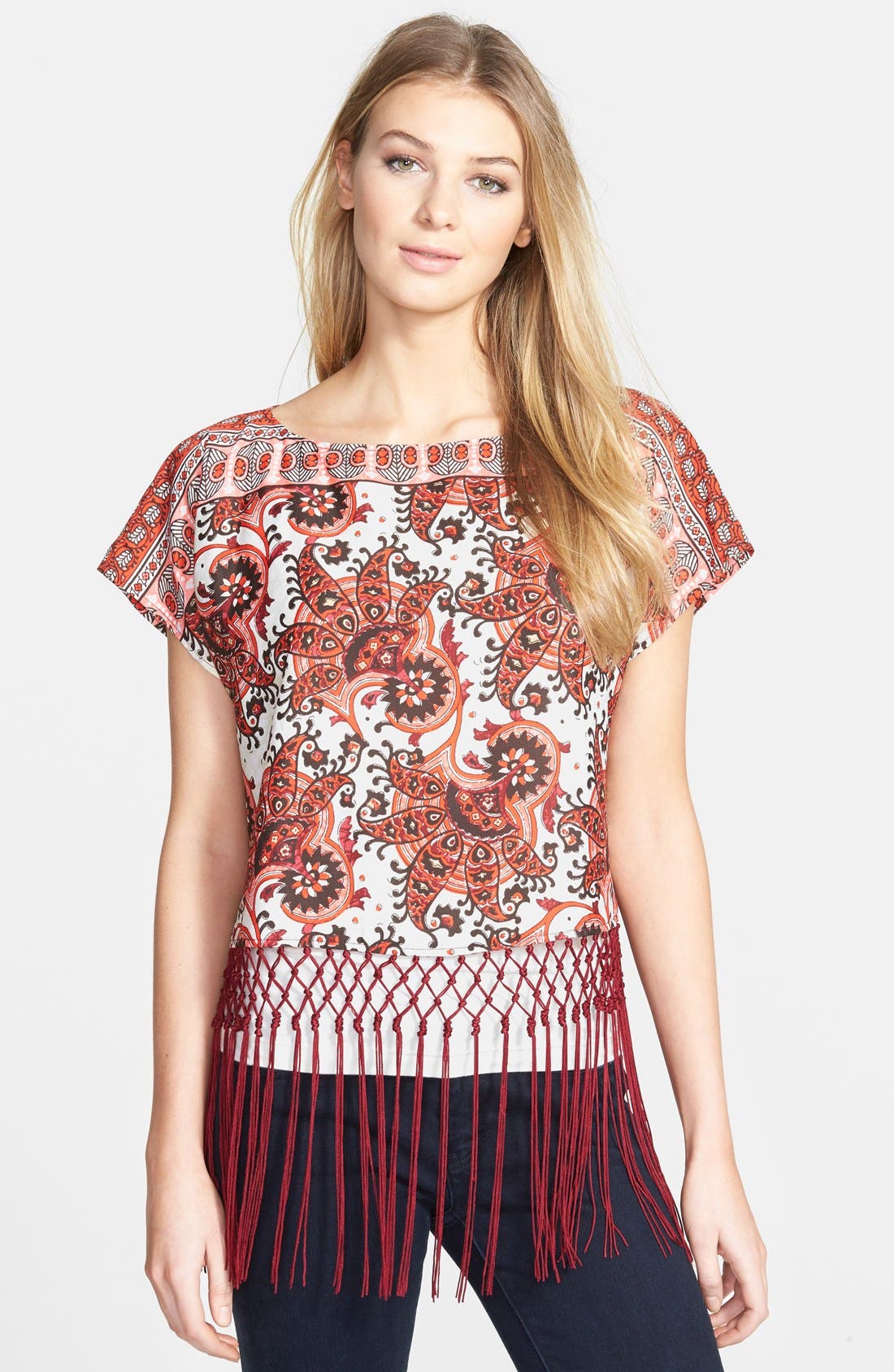 michael kors paisley top