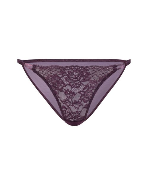 Shop Adore Me Josie Bikini Panties In Dark Purple