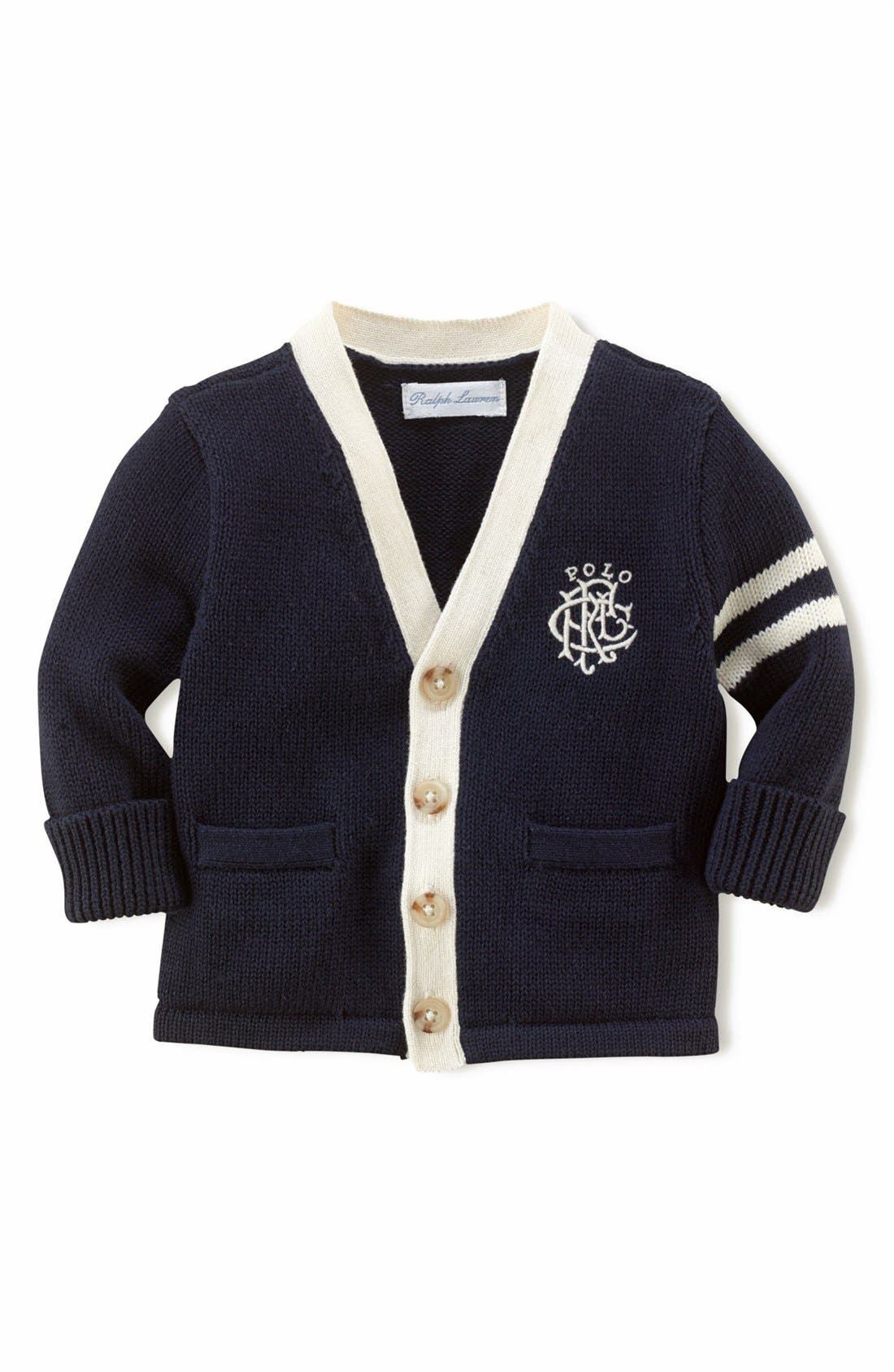 Ralph Lauren VNeck Cardigan (Baby Boys) Nordstrom
