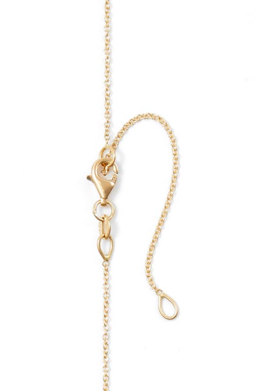 Bony Levy 18k Gold Pavé Diamond Initial Pendant Necklace In 18k Yellow Gold - T
