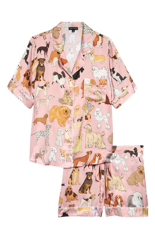 Karen Mabon Crufts Short Pajamas in Pink2
