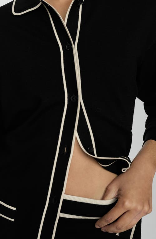 Mango Cardigan In Black