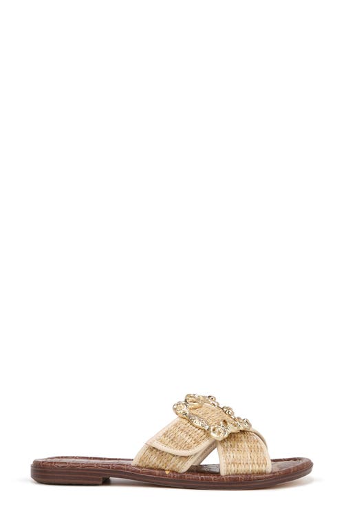 Shop Sam Edelman Gracyn Slide Sandal In Dark Natural
