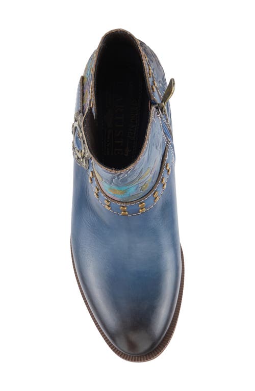 L'artiste By Spring Step Daintylady Bootie In Blue Multi