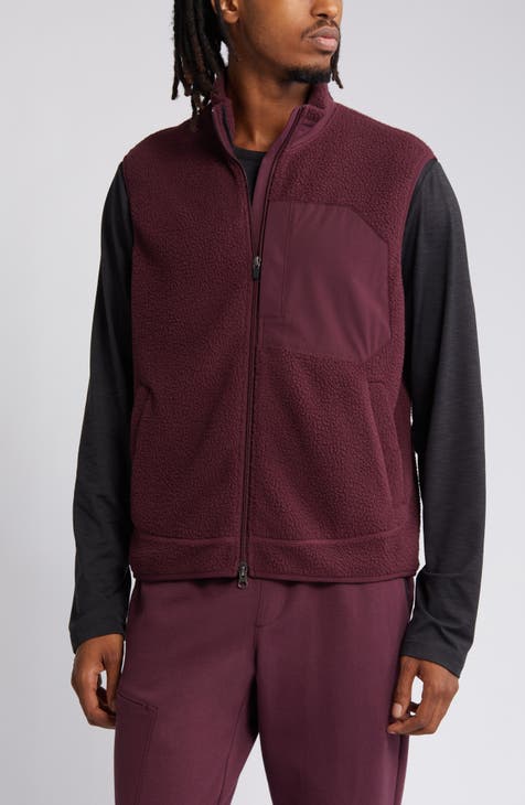 High-Pile Sherpa Fleece Vest