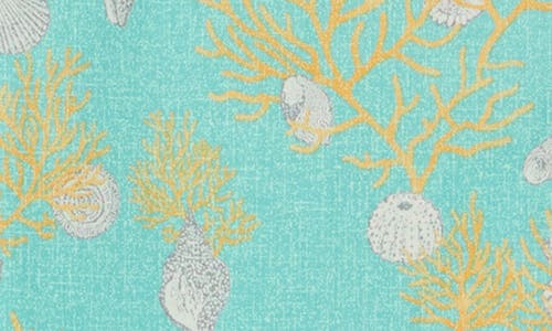 Tori Richard Seashell Story Short Sleeve Button-up Shirt In Seaspray