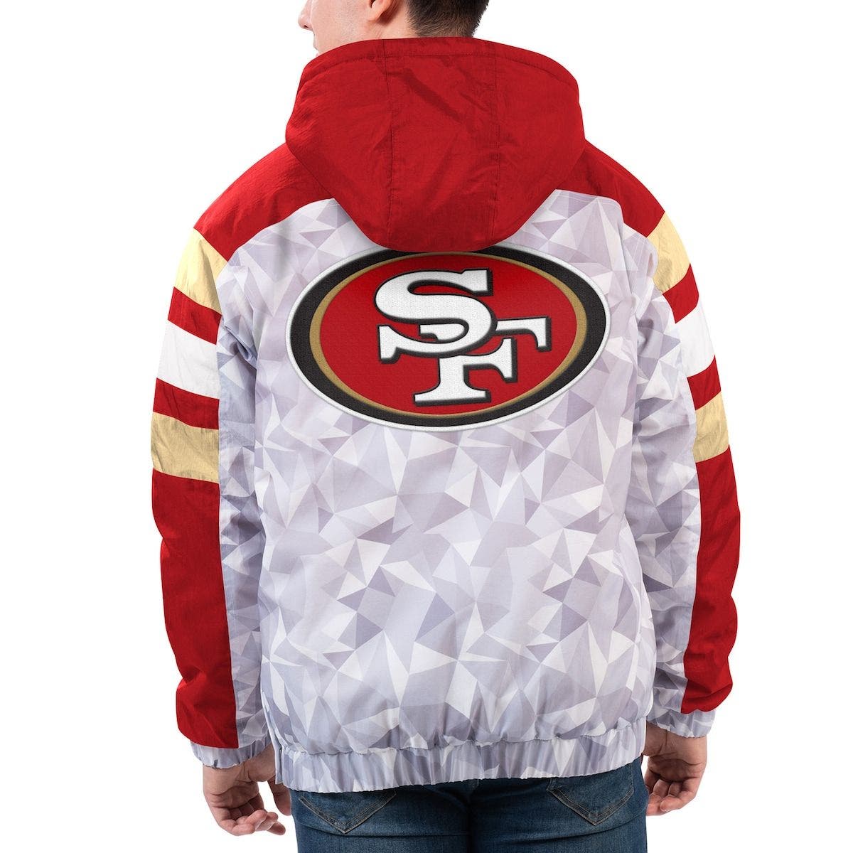 Starter Men's White, Scarlet San Francisco 49ers Thursday Night