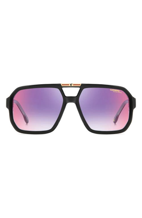 Carrera Eyewear Victory 60mm Gradient Square Sunglasses In Black