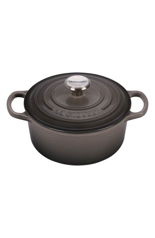 Le Creuset Signature 2-Quart Oval Enamel Cast Iron French/Dutch Oven in Oyster at Nordstrom