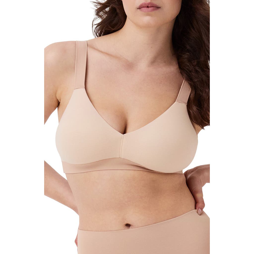Spanx Bra-lelujah Womens Unlined Full Coverage Bralette In Naked 1.0/2.0