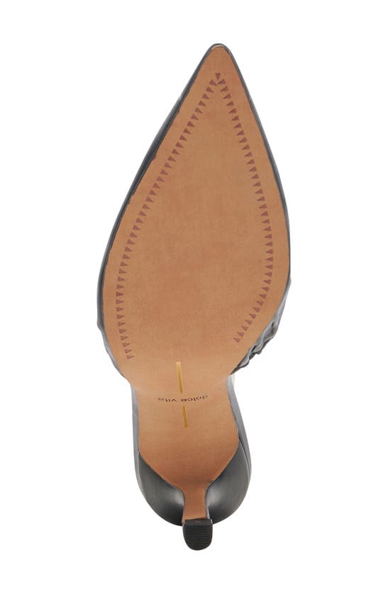 Shop Dolce Vita Kairi Pointed Toe Mule In Black Leather