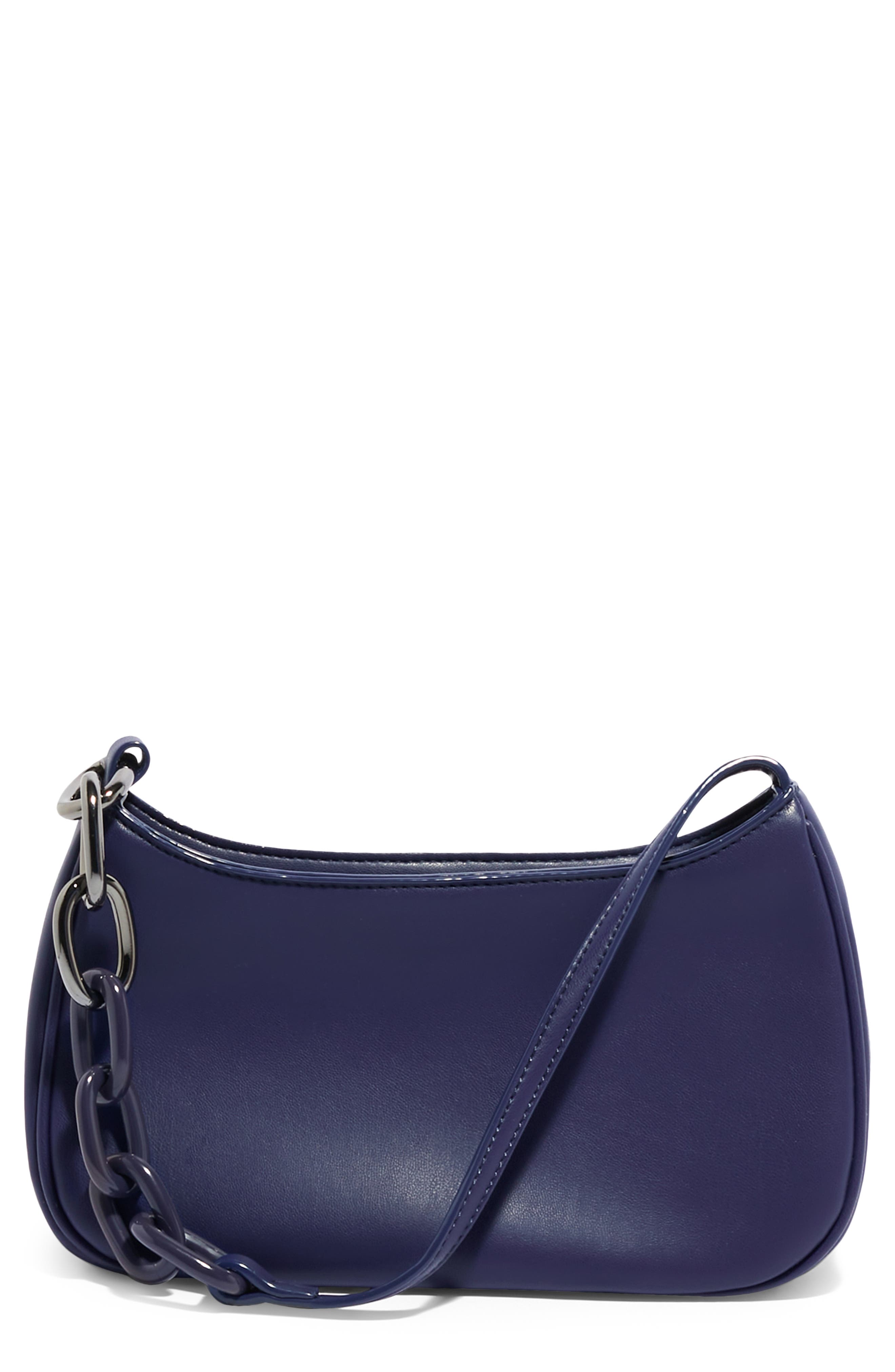 navy blue satchel bag