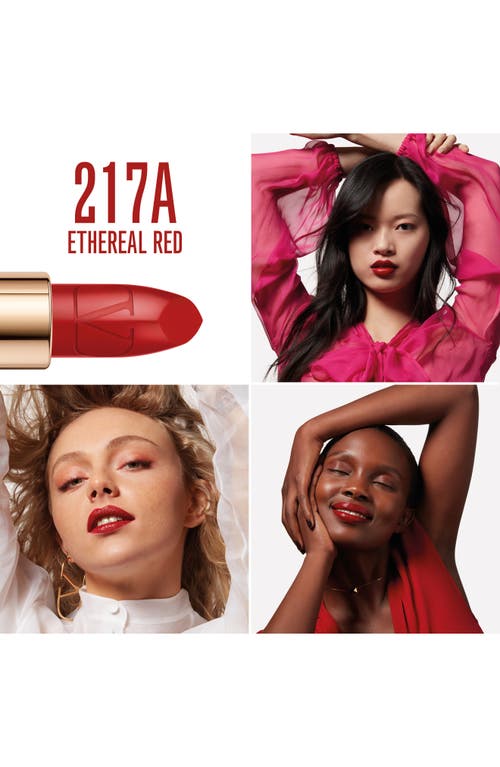 Shop Valentino Rosso  Refillable Lipstick In 217a/satin