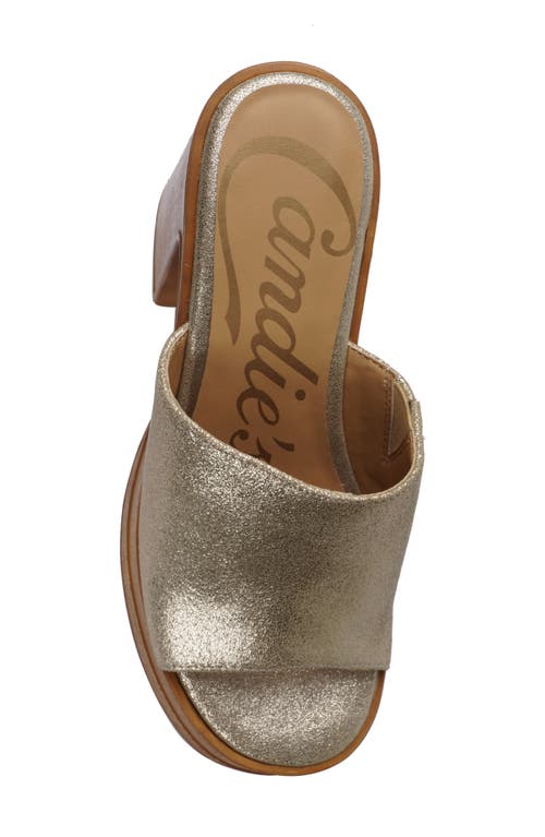 Candies Candie's Brizol Platform Sandal In Gold
