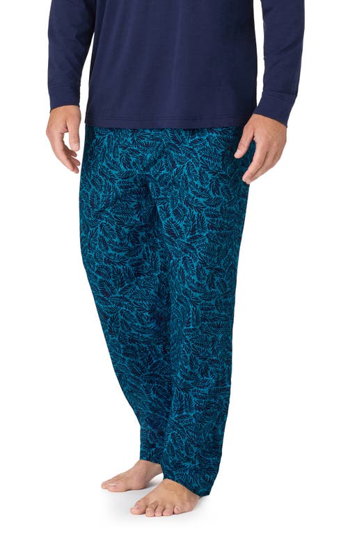 Shop Tommy Bahama Cotton Pajama Pants In Blue/novel