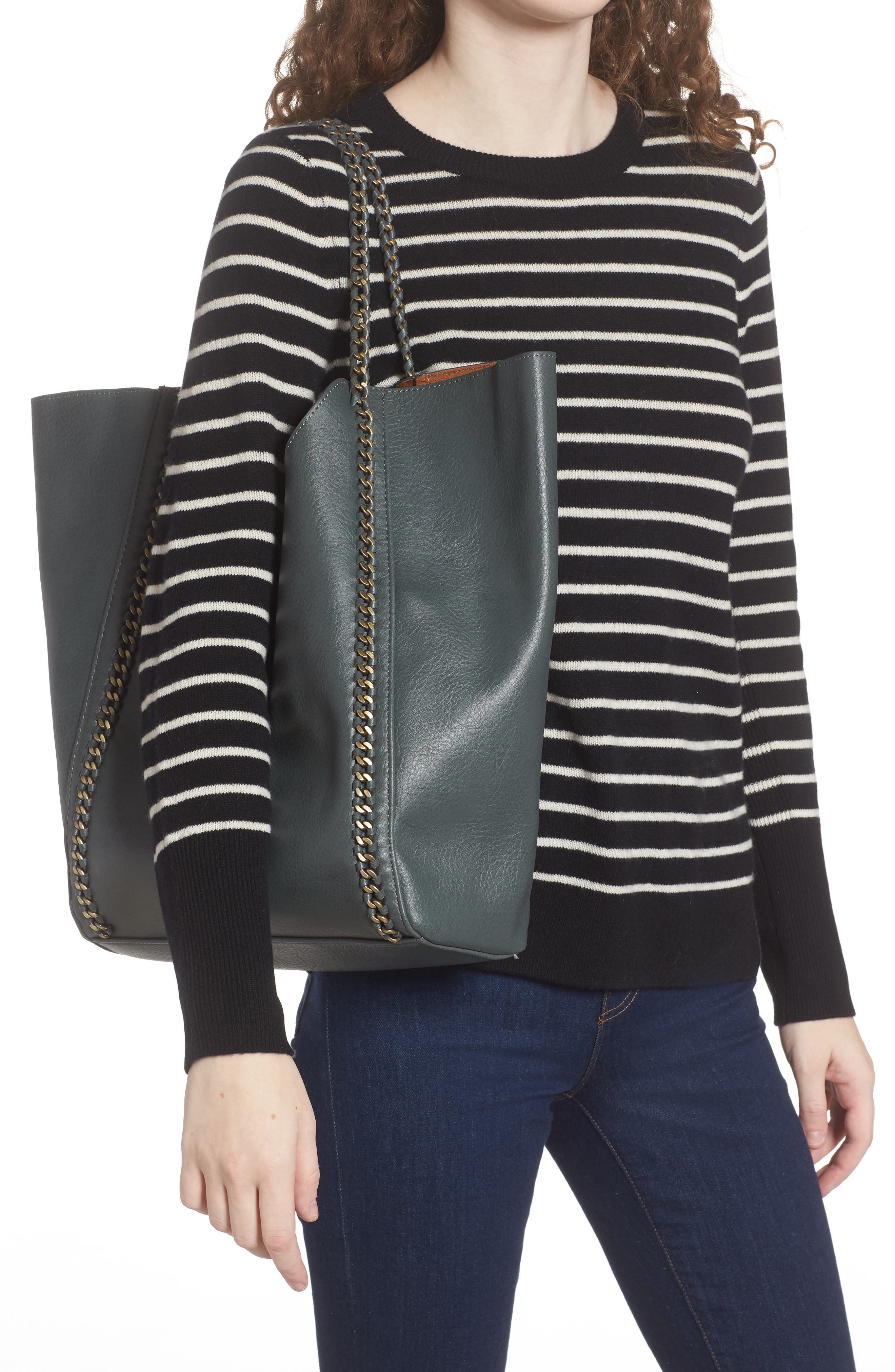 nordstrom faux leather tote