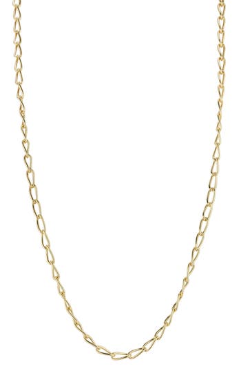 Ember Fine Jewelry 14k Gold Twisted Oval Link Necklace In Gold