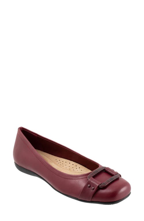 Trotters Sizzle Signature Flat - Multiple Widths Available Sangria at Nordstrom,