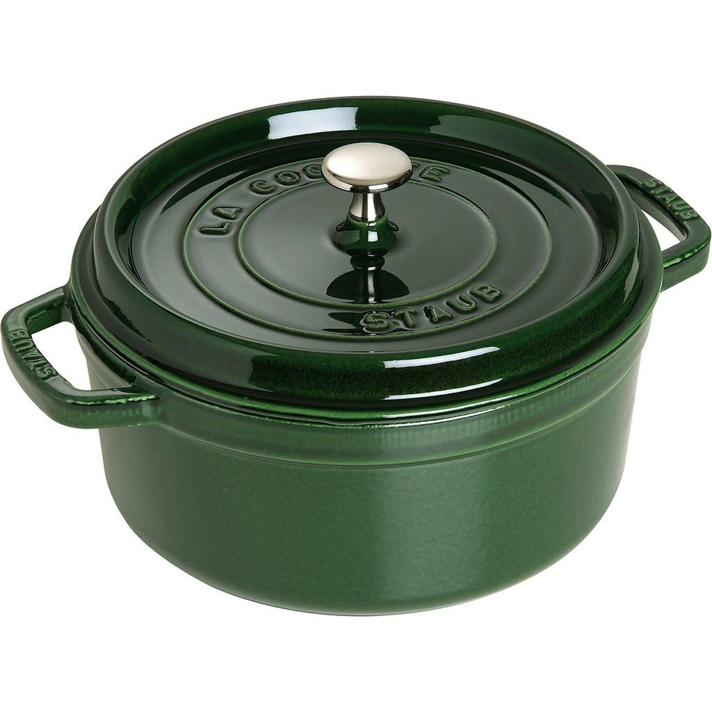 Staub Round Cocotte, 4 Quart In Basil