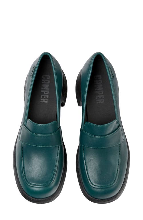 Shop Camper Thelma Platform Loafer In Dark Green