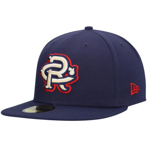 New Era Mens MILB Tacoma Rainiers 5950 Blue Authentic Home Hat