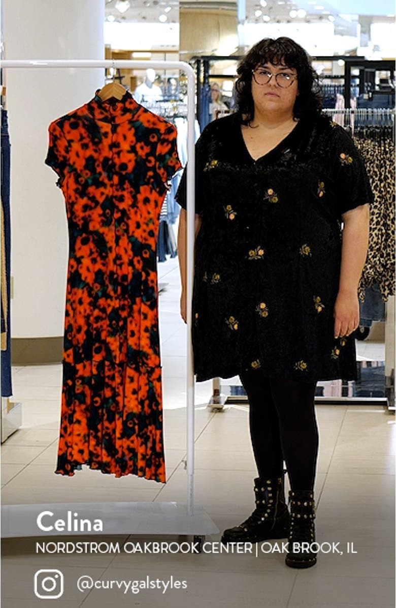 Sunflower Jersey Dress, sales video thumbnail