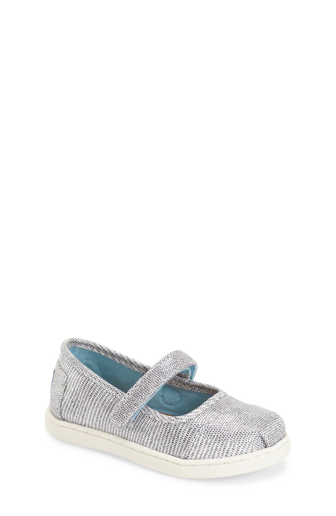 TOMS 'Metallic' Mary Jane (Baby, Walker & Toddler) Nordstrom
