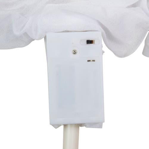 Northlight Set Of 3 Lighted Ghost Halloween Lawn Stakes In White