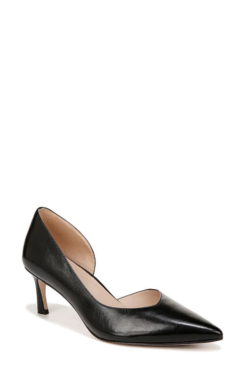 27 EDIT Naturalizer Faith Half d'Orsay Pointed Toe Pump Leather at
