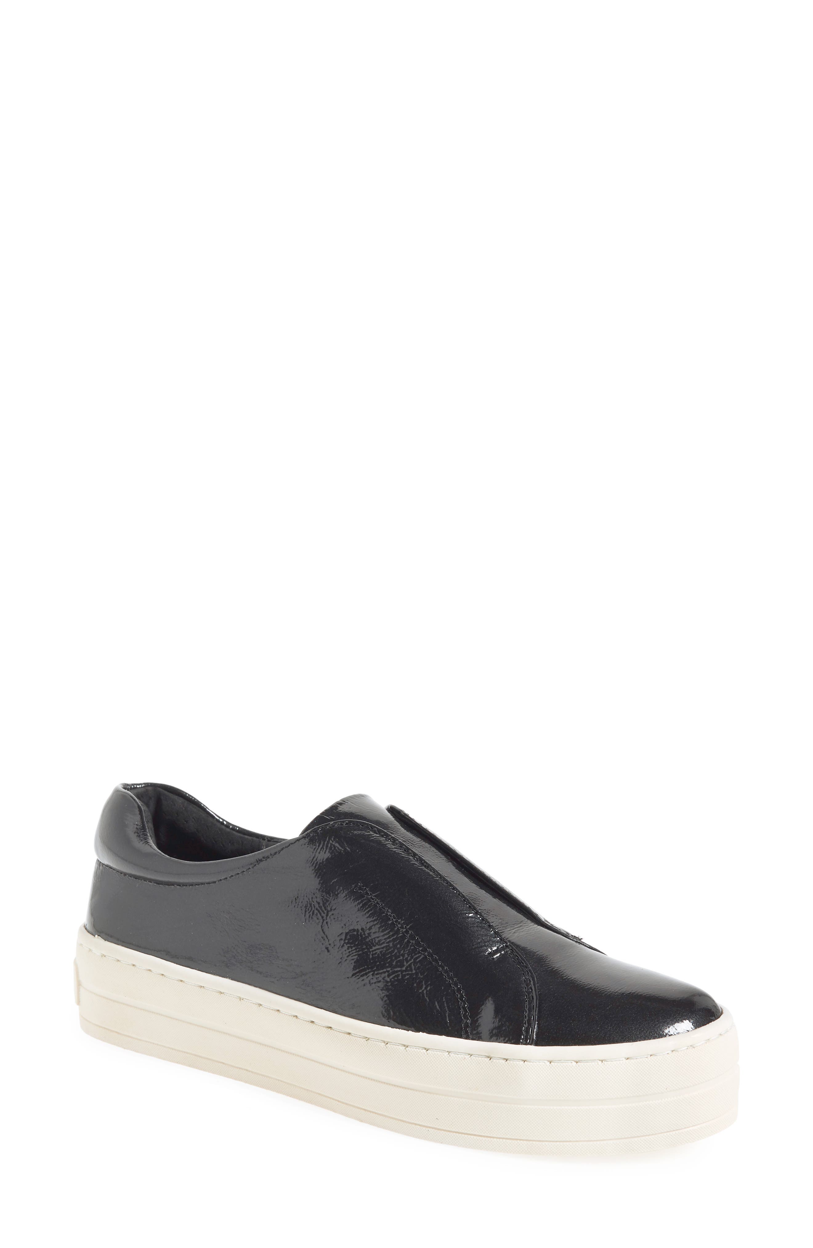 Jslides Heidi Platform Slip-On Sneaker, Grey