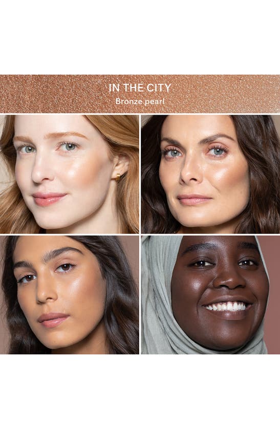 Ilia Multi-stick Cream Blush + Highlighter + Lip Tint In The City 0.15 oz / 4.5 G In In The City- Bronze Pearl