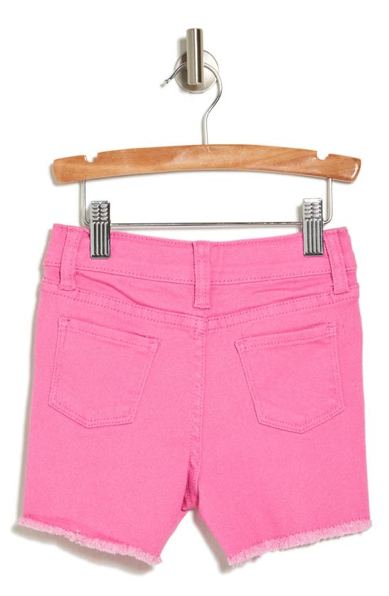 Shop Ymi Kids' Twill Shorts In Flamingo