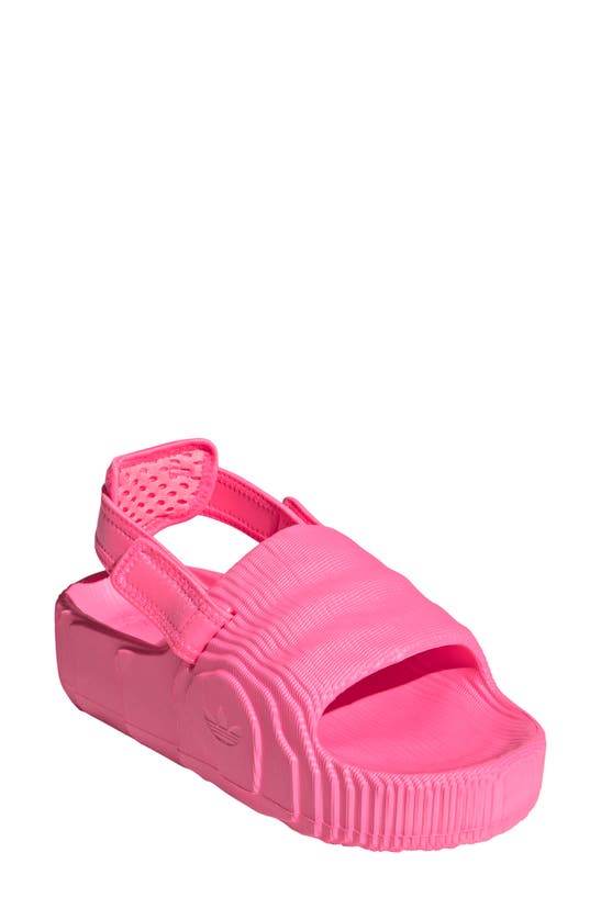 Adidas Originals Adilette 22 Platform Slingback Sandal In Pink