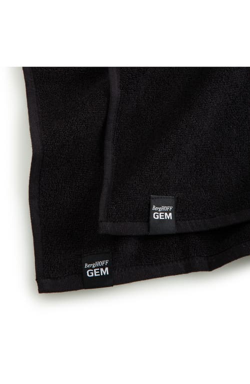 Berghoff 2-pack Gem Kitchen Towel In Black