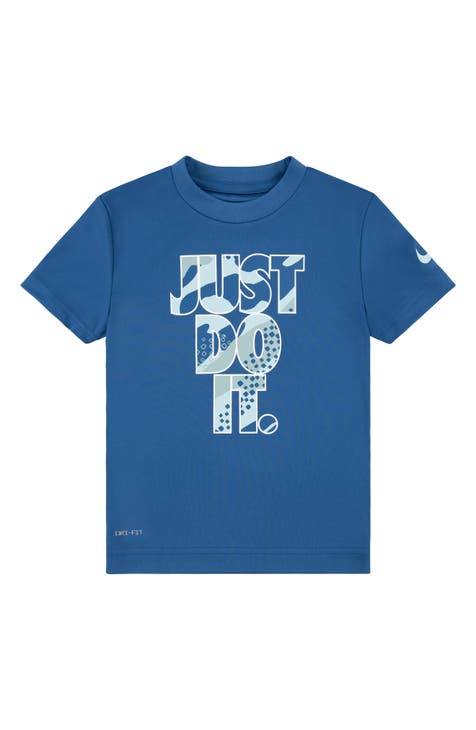 Nike Youth Los Angeles Chargers Logo Blue Dri-FIT T-Shirt