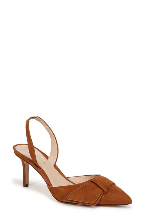 Shop Veronica Beard Lisbeth Slingback Pointed Toe Pump In Caramel