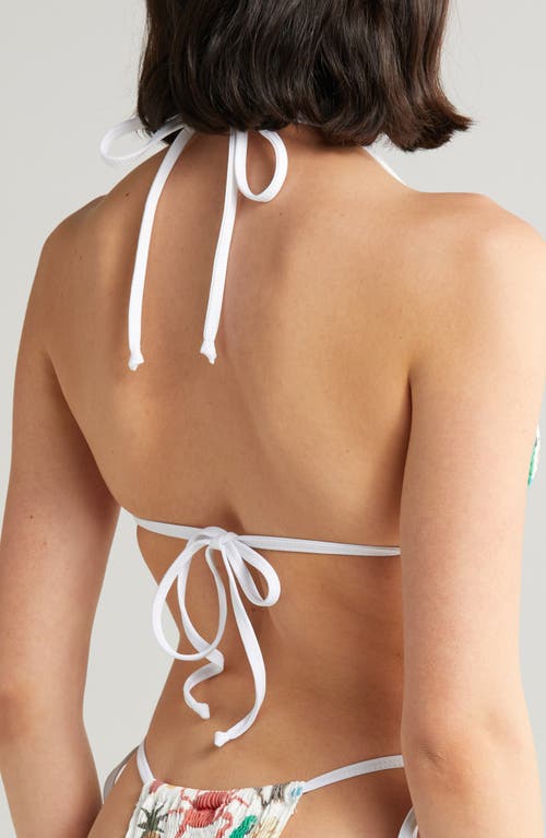 Cleonie Bells Bikini Top In Island