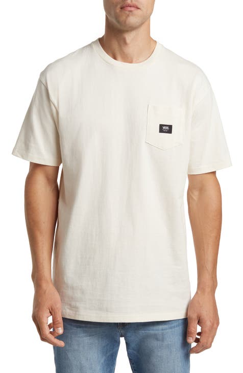 T-Shirt VANS New Stax Ss T-Shirt Branco de Homem, VN049Q6WHT