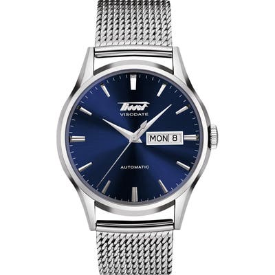 Tissot Heritage Visodate Automatic Mesh Strap Watch, 40Mm