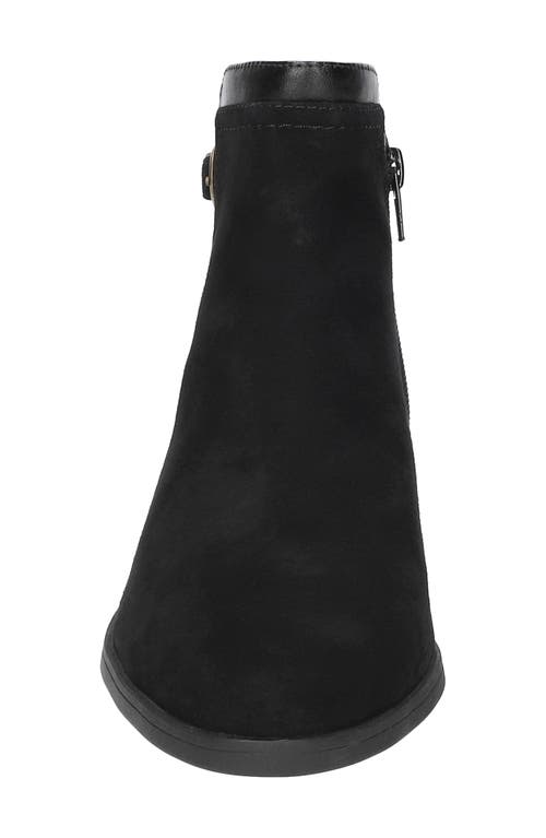 Shop Bella Vita Beatrice Bootie In Black Kidsuede Leather