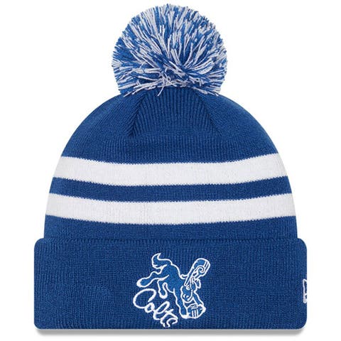 Women's Fanatics Branded Blue Detroit Lions Logo Cuffed Knit Hat