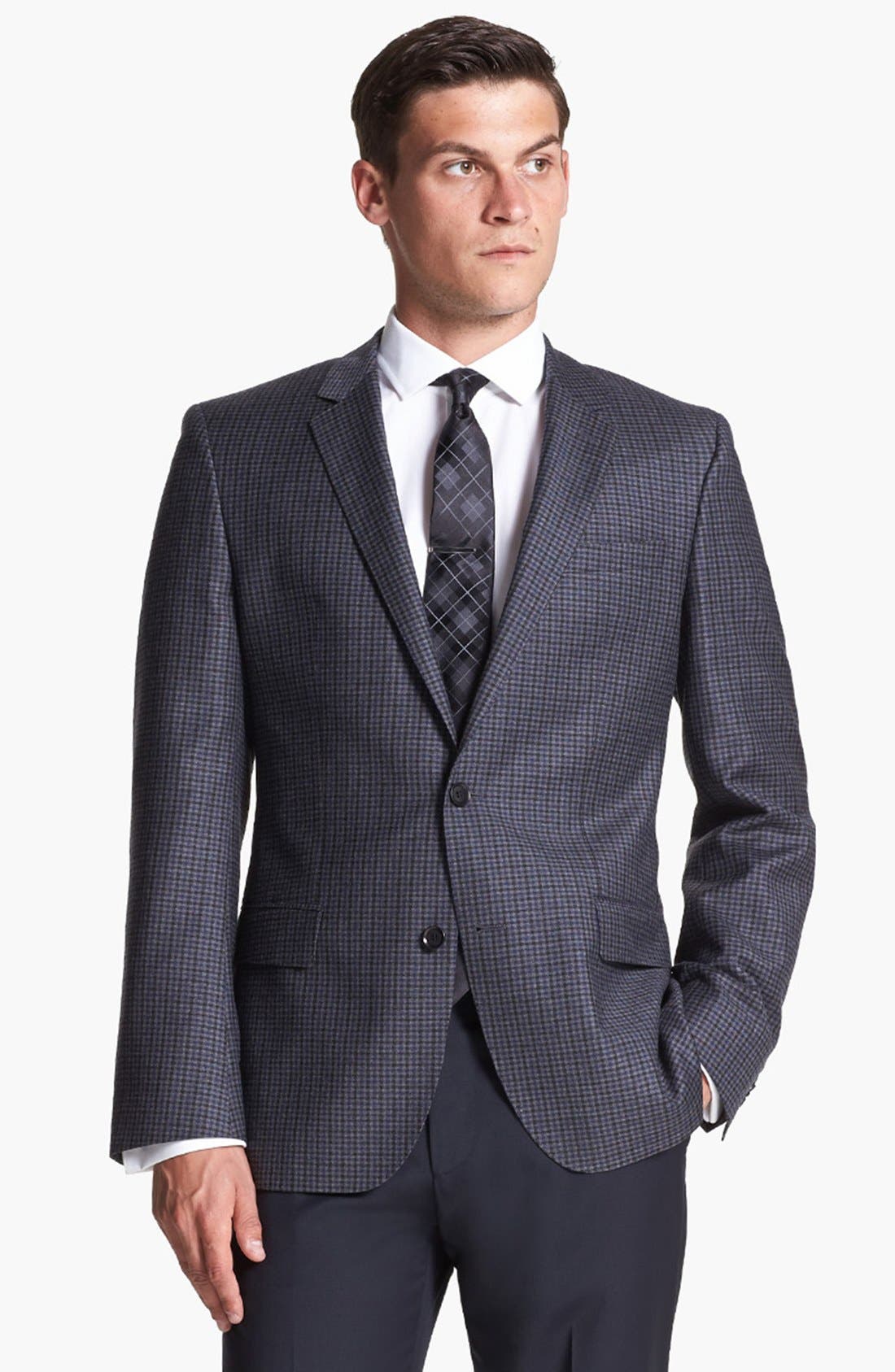 BOSS HUGO BOSS 'Hutch' Trim Fit Check Sportcoat Nordstrom