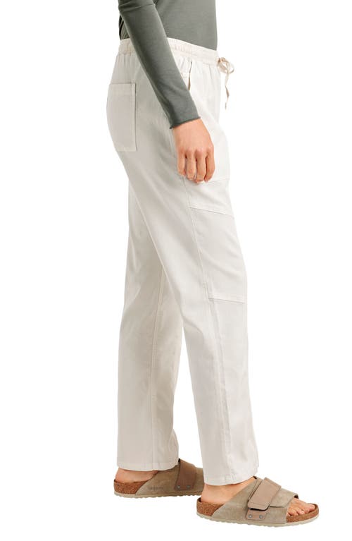 Shop Splendid Shay Twill Drawstring Pants In Pale Oak