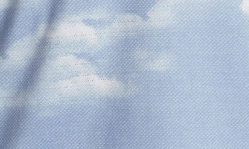 Shop Rvca Sport Vent Logo Graphic T-shirt In Digi Clouds