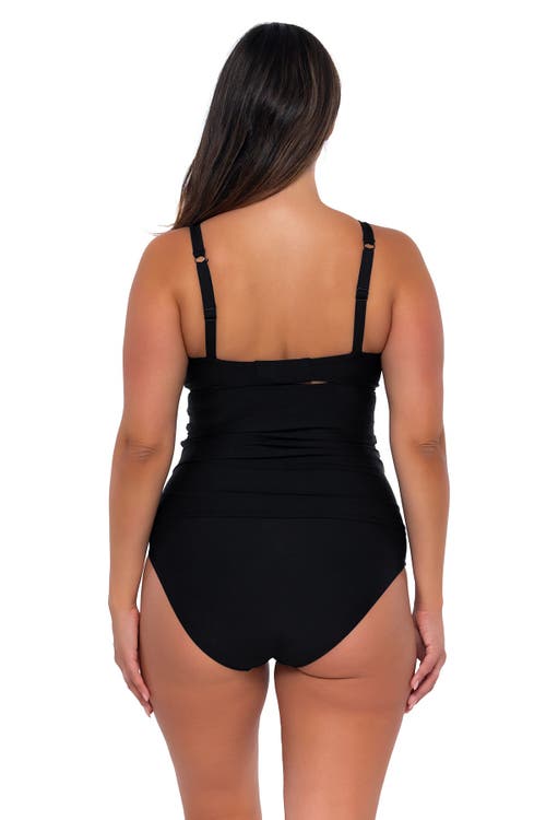 Shop Sunsets Zuri V-wire Tankini-36e/34f/32g In Black