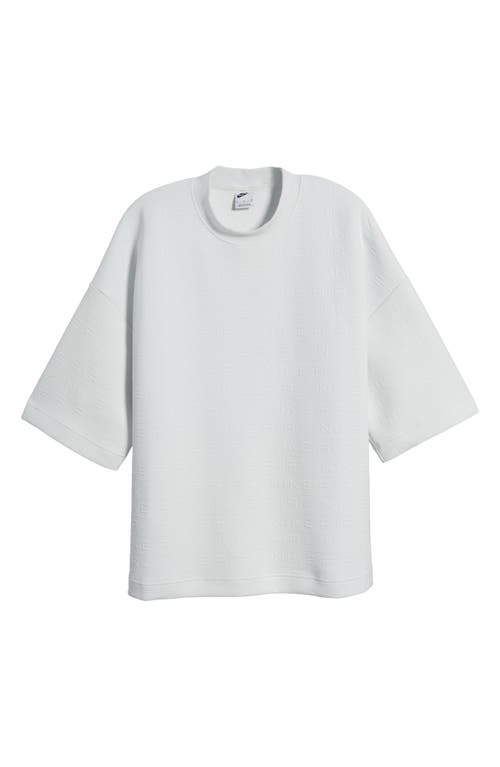 Shop Nike Air Oversize Crewneck Sweatshirt In Summit White/summit White