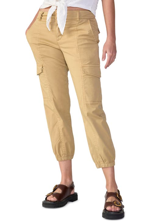 Lauren Ralph Lauren Chino Pants Womens 16 Slim Fit Crop Cargo Stretch Green